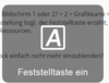 Caps Lock Meldung angezeigt und nicht abstellbar