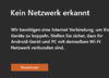 Smartphone-Link findet kein Netzwerk