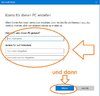 Lokalen User  MS-Konto entfernen
