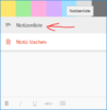 Windows Kurznotizen